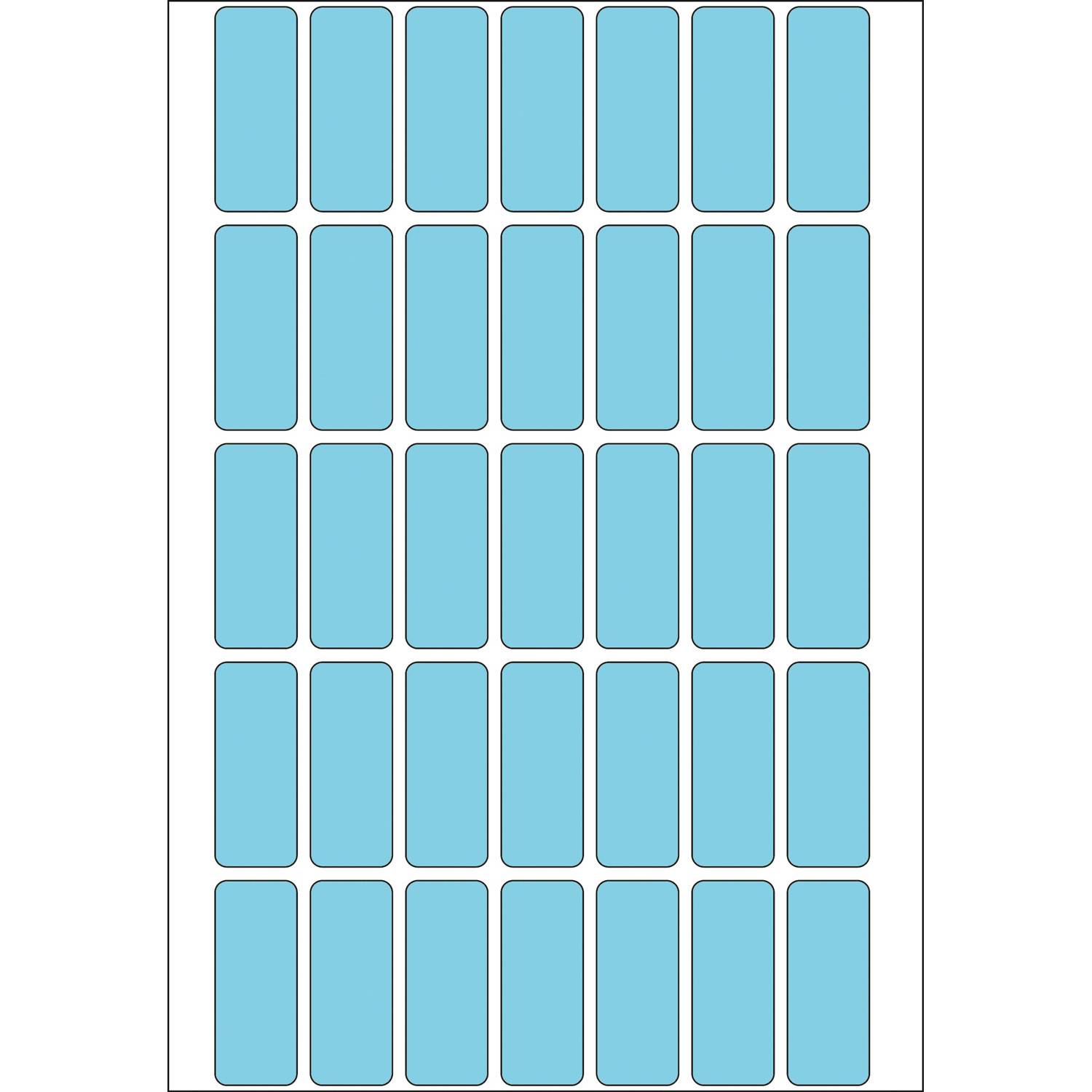 HERMA - Permanenter Klebstoff - Blau - 12 x 30 mm 1120 Etikett(en) (32 Bogen x 35)-8