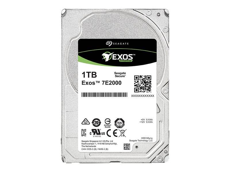 Seagate Exos 7E2000 ST1000NX0373 - Festplatte - verschlüsselt - 1 TB - intern - 2.5" SFF (6.4 cm SFF)-0