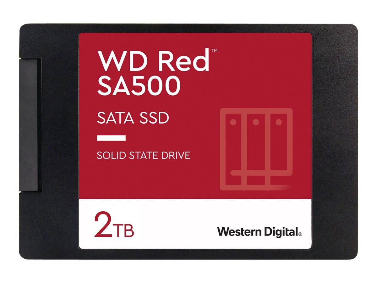 Western Digital WD Red™ SA500 2 TB Interne SATA SSD 6.35 cm (2.5 Zoll) SATA 6 Gb/s WDS200T1R0A-5