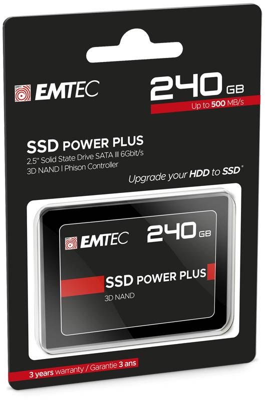 EMTEC X150 Power Plus 3D NAND - SSD - 240 GB - intern - 2.5"" (6.4 cm)-8