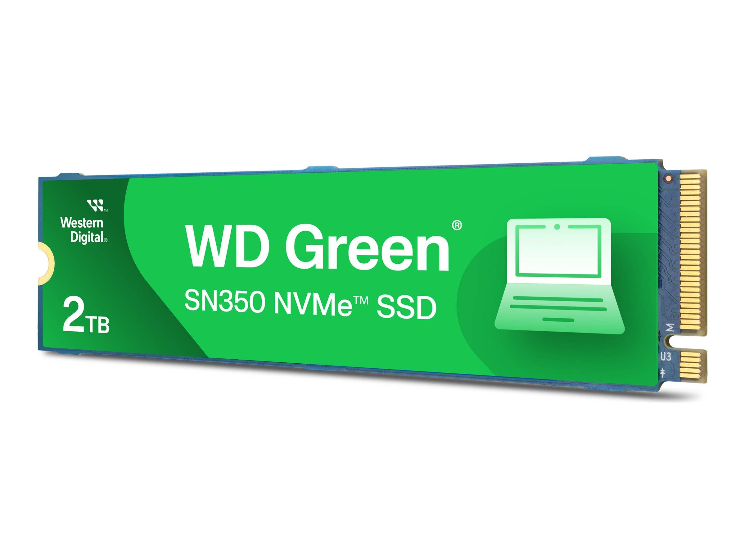 WD Green SN350 NVMe SSD WDS200T3G0C - SSD - 2 TB - intern - M.2 2280 - PCIe 3.0 x4 (NVMe)-5