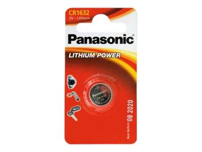 Panasonic CR-1632EL/1B - Batterie CR1632 - Li - 140 mAh-0