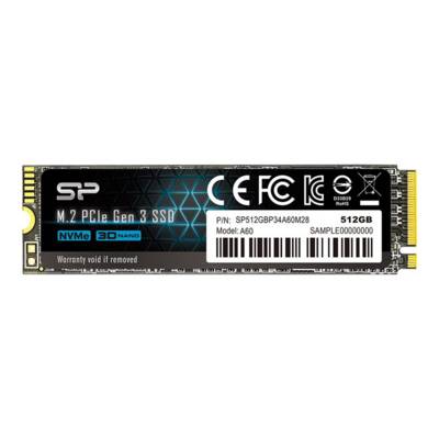 SILICON POWER P34A60 - SSD - 512 GB - intern - M.2 2280 - PCIe 3.0 x4 (NVMe)-0