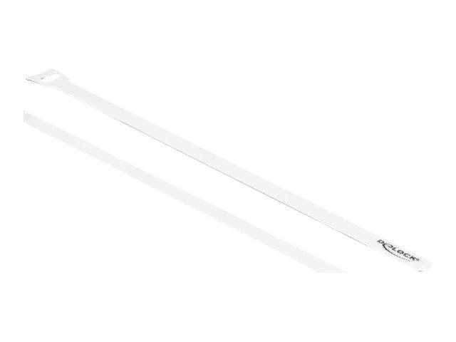 Delock - Kabelbinder - 30 cm - weiß (Packung-2