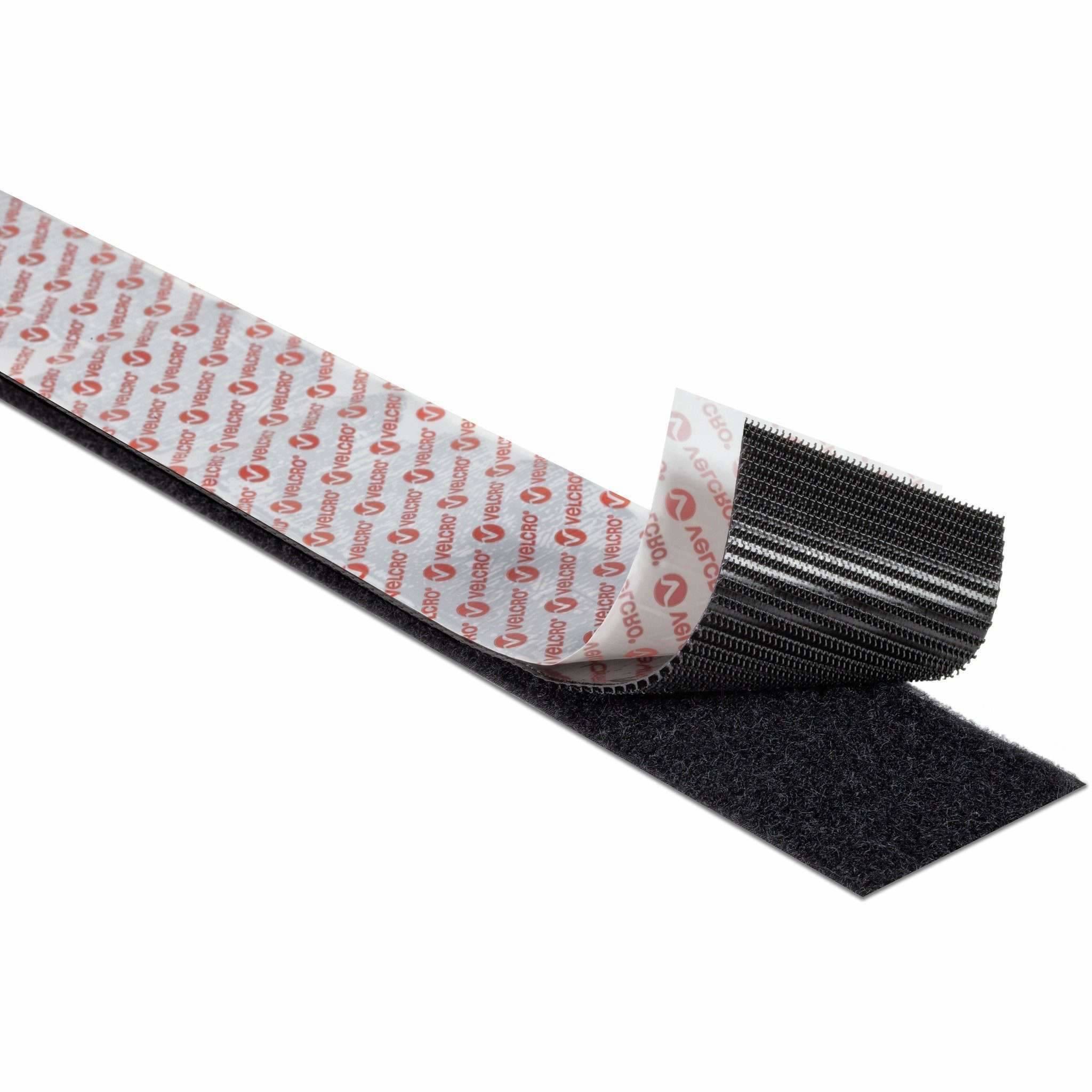 VELCRO® Klettband Extra Stark Selbstklebend, Haken & Flausch 50mm x 5m Schwarz-8