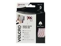 VELCRO® Klettband Extra Stark Selbstklebend, Haken & Flausch 50mm x 1m Weiß-5