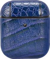 TERRATEC Air Box - Tasche für Kopfhöhrer - Polycarbonat - croco blue - für Apple AirPods (1. Generation, 2. Generation)-8