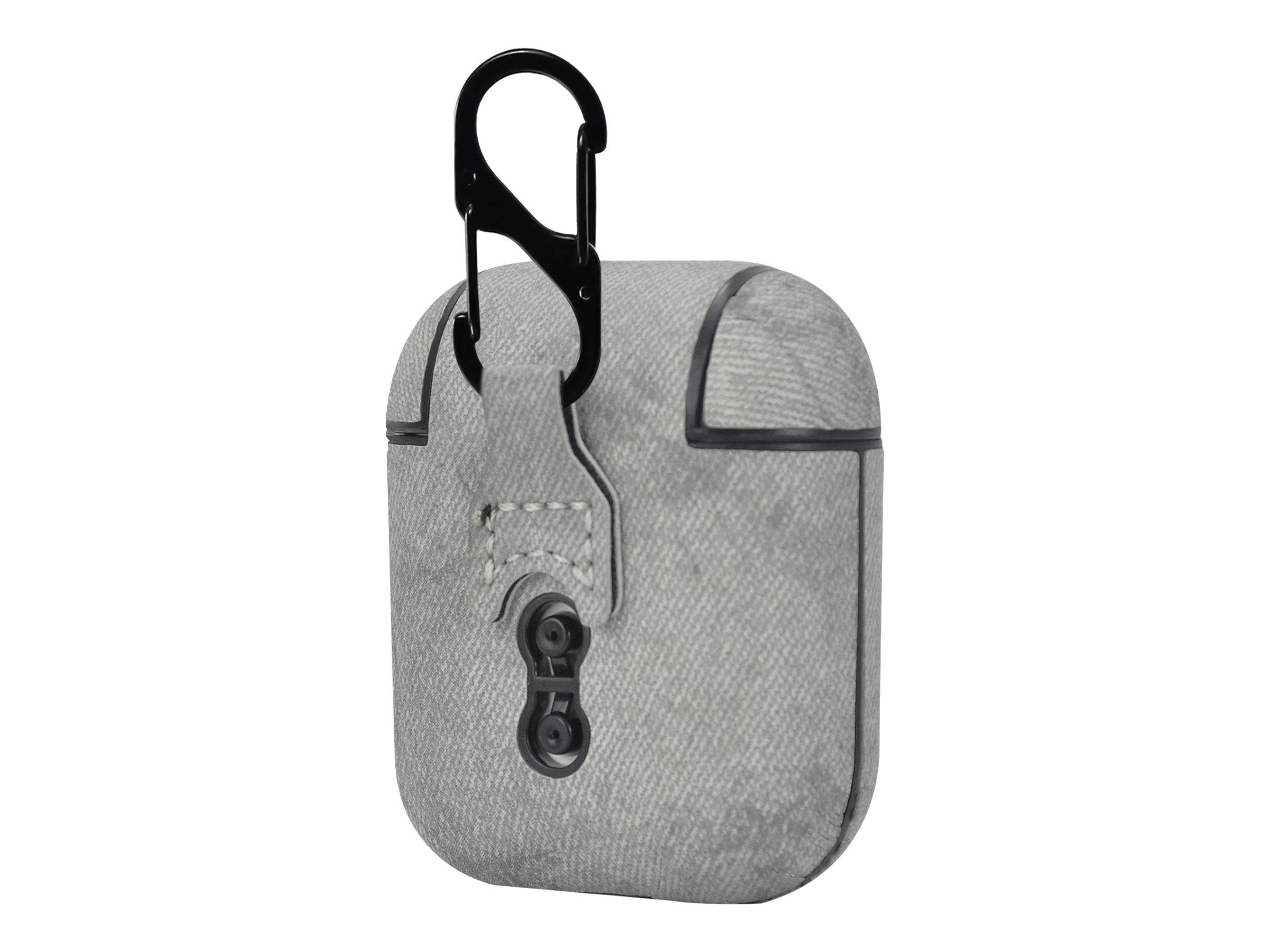 TERRATEC Air Box - Tasche für Kopfhöhrer - Polycarbonat - Fabric Gray - für Apple AirPods (1. Generation, 2. Generation)-5