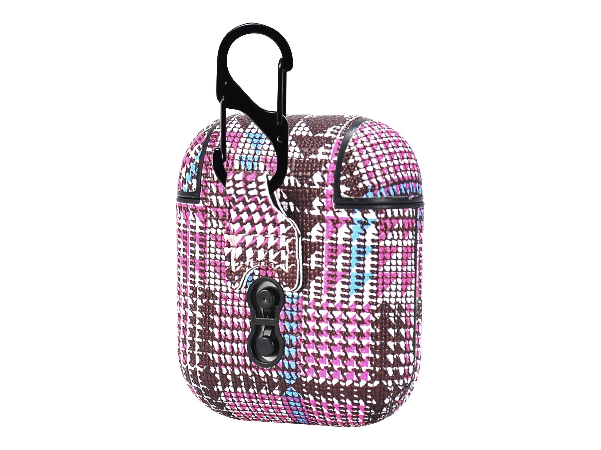 TERRATEC Air Box - Tasche für Kopfhöhrer - Polycarbonat - Tartan Pink - für Apple AirPods (1. Generation, 2. Generation)-5