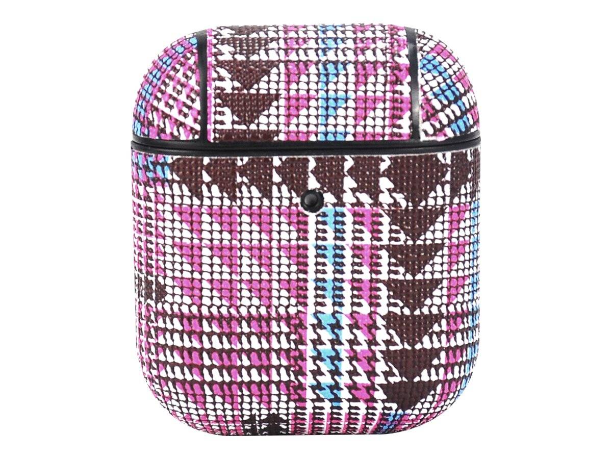 TERRATEC Air Box - Tasche für Kopfhöhrer - Polycarbonat - Tartan Pink - für Apple AirPods (1. Generation, 2. Generation)-6