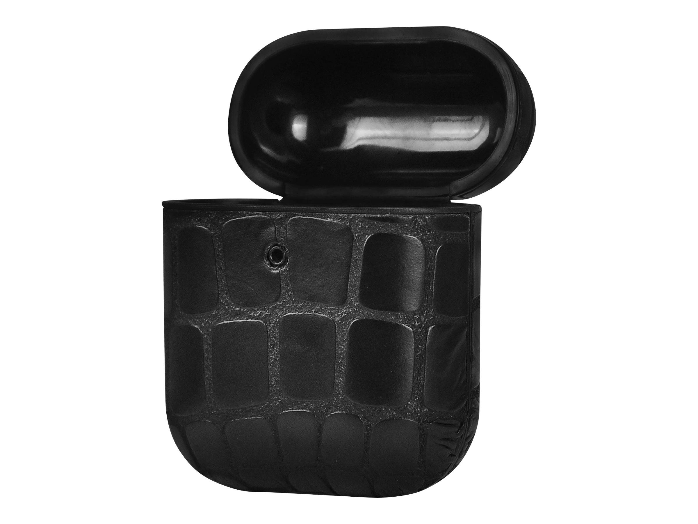 TERRATEC Air Box - Tasche für Kopfhöhrer - Polycarbonat - stone black - für Apple AirPods (1. Generation, 2. Generation)-0