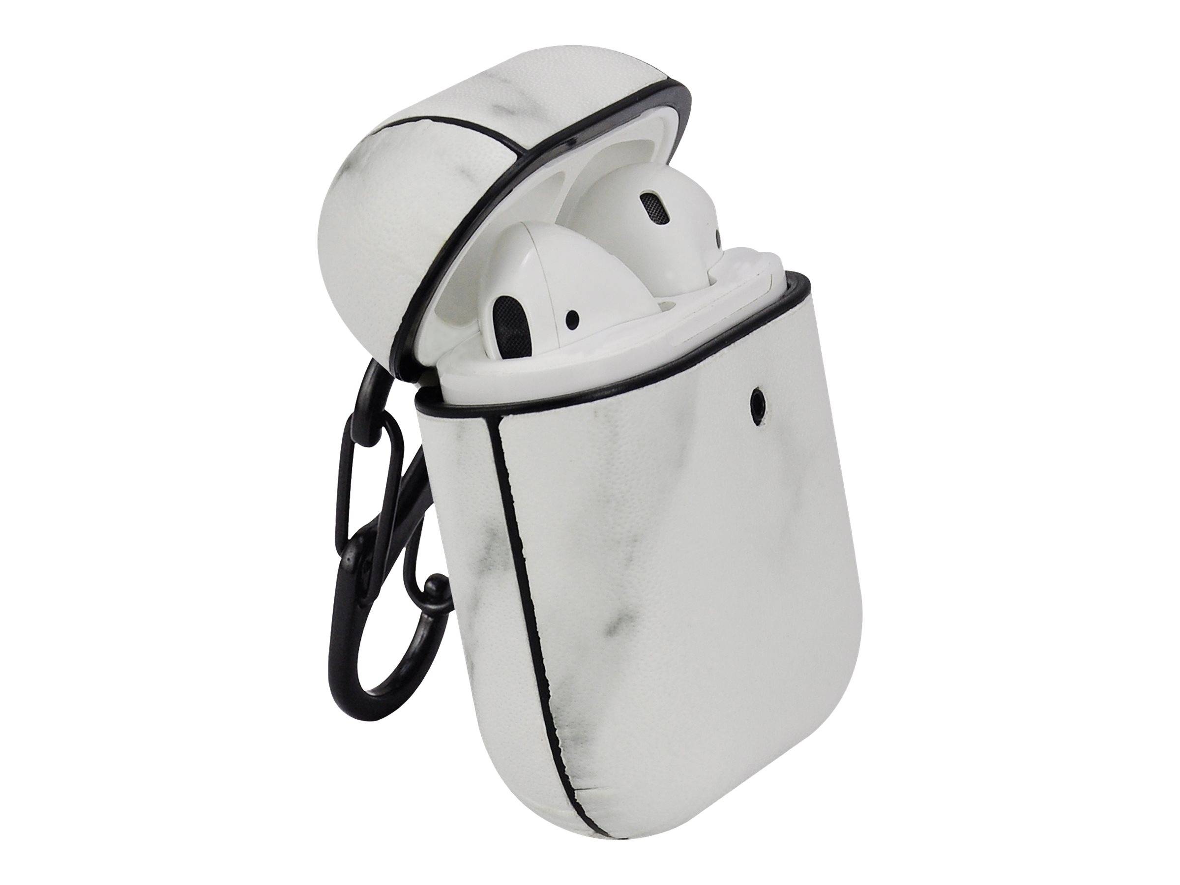 TERRATEC Air Box - Tasche für Kopfhöhrer - Polycarbonat - Marble - für Apple AirPods (1. Generation, 2. Generation)-0