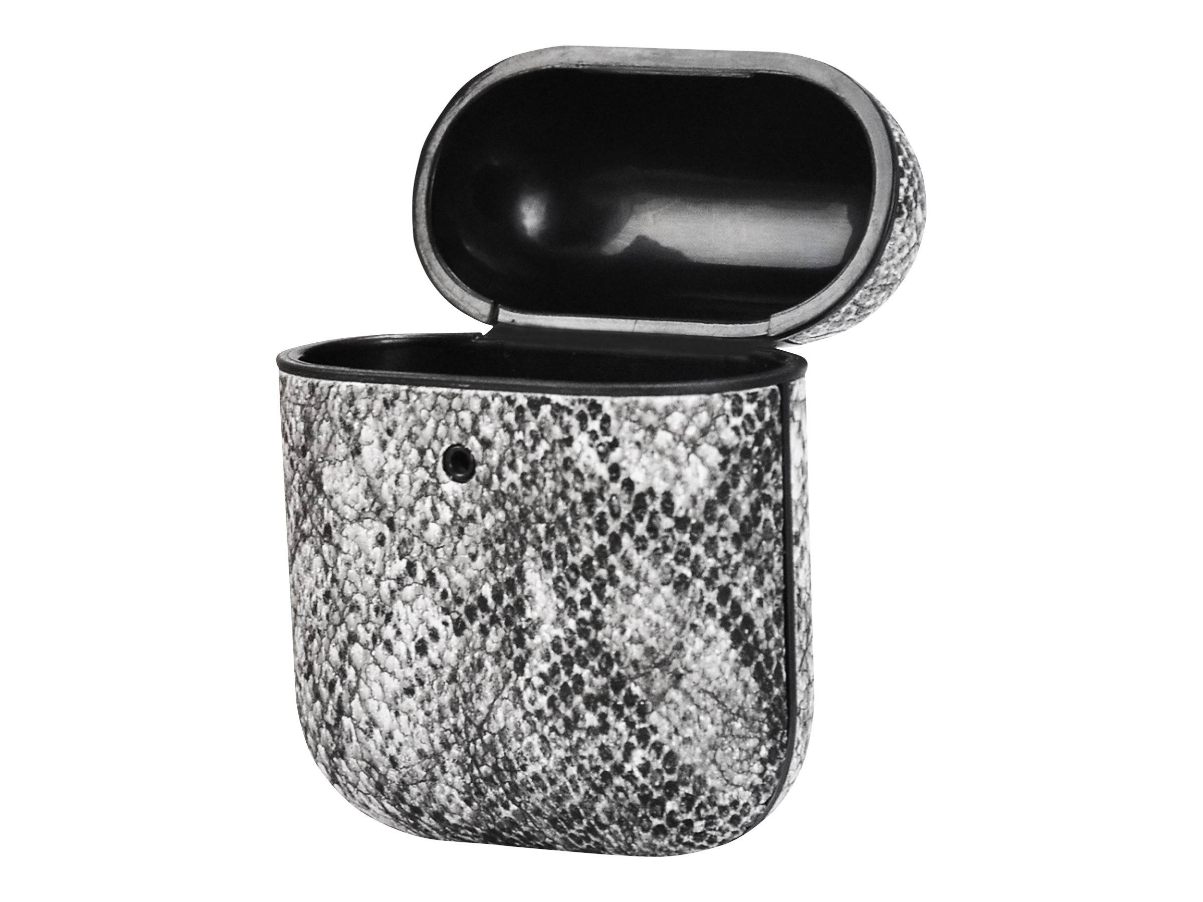TERRATEC Air Box - Tasche für Kopfhöhrer - Polycarbonat - Black Snake - für Apple AirPods (1. Generation, 2. Generation)-0