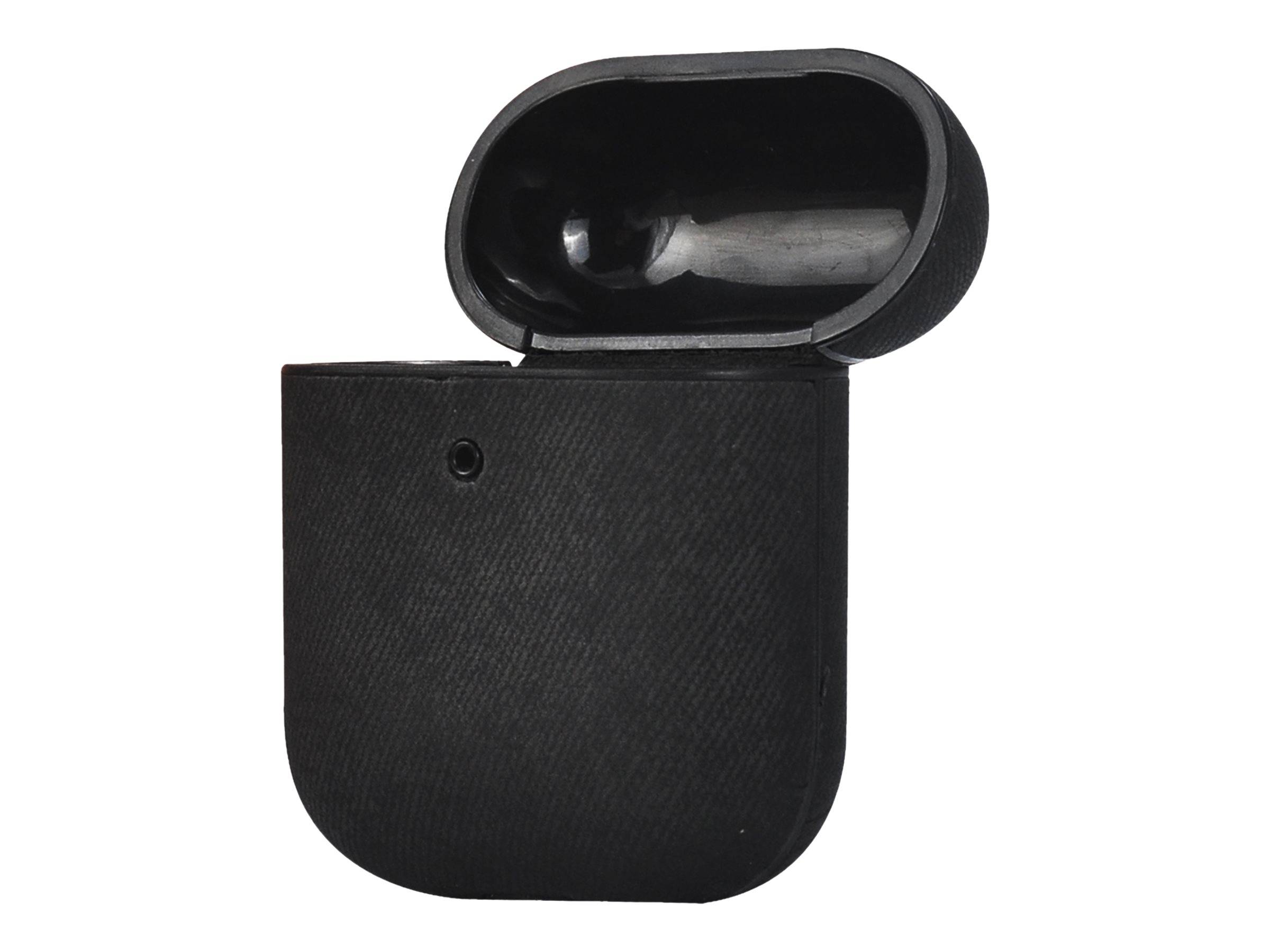 TERRATEC Air Box - Tasche für Kopfhöhrer - Polycarbonat - schwarzer Stoff - für Apple AirPods (1. Generation, 2. Generat-0