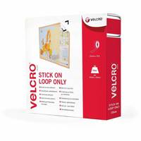 VELCRO® Klettband Selbstklebend Nur Flausch, 20mm x 10m Weiß-5