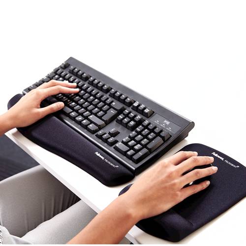 Fellowes PlushTouch - Mauspad mit Handgelenkpolsterkissen-6