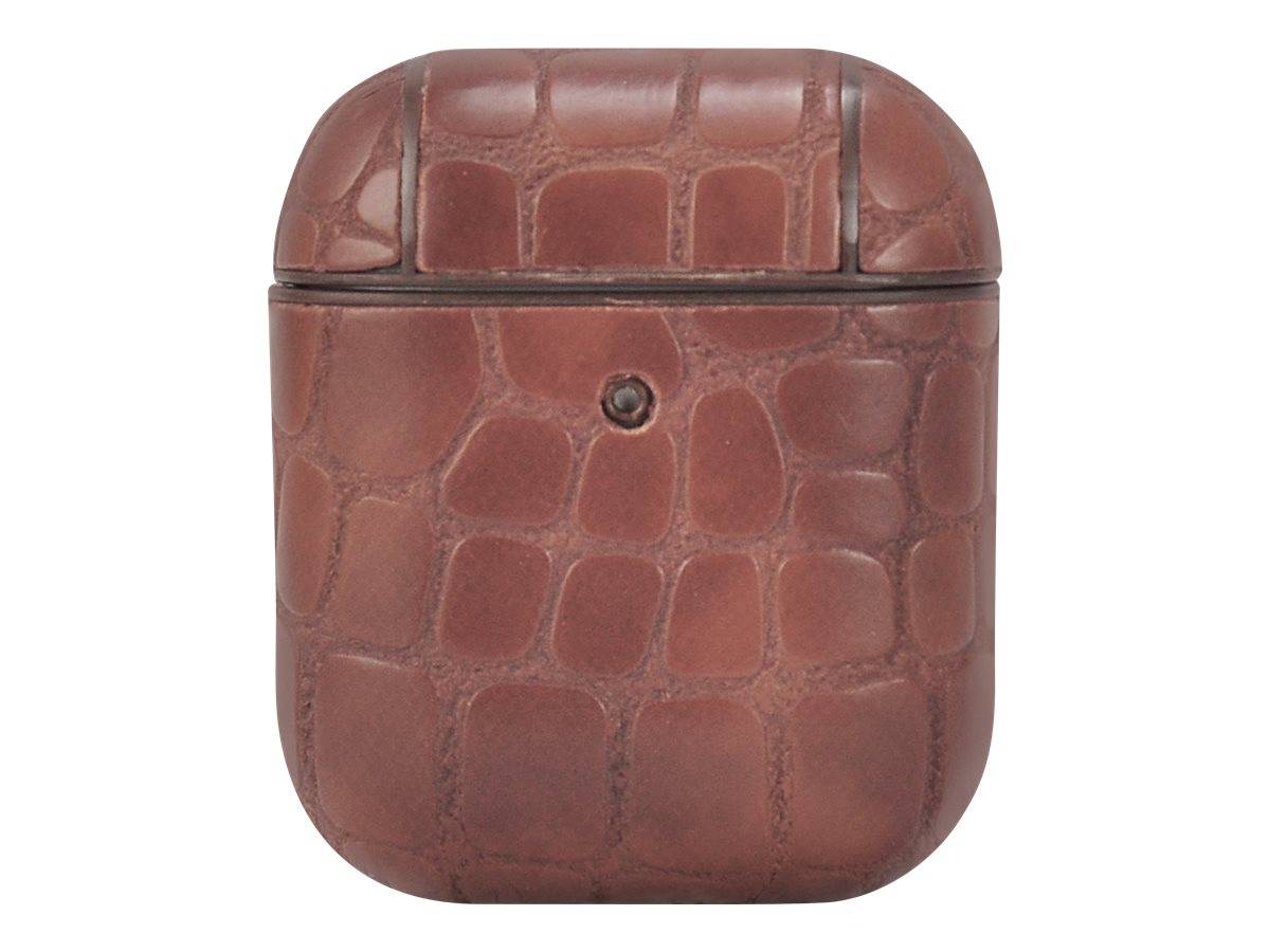 TERRATEC Air Box - Tasche für Kopfhöhrer - Polycarbonat - Stone Brown - für Apple AirPods (1. Generation, 2. Generation)-5