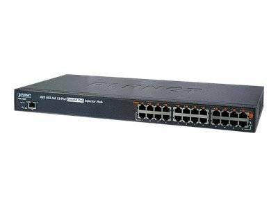 PLANET POE-1200G - Power Injector (Rack - einbaufähig) - Wechselstrom 100-240 V - 190 Watt - Ethernet 10/100 - Ausgangsa-0