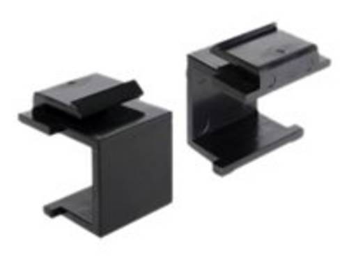 Delock - Modulareinsatzkappe - Schwarz (Packung
