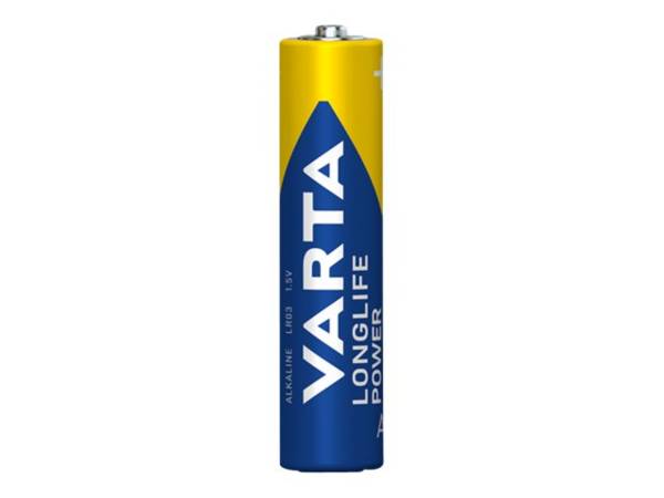 40 Stück Varta Longlife Power Batterie Alkaline, Micro, AAA, LR03, 1.5V