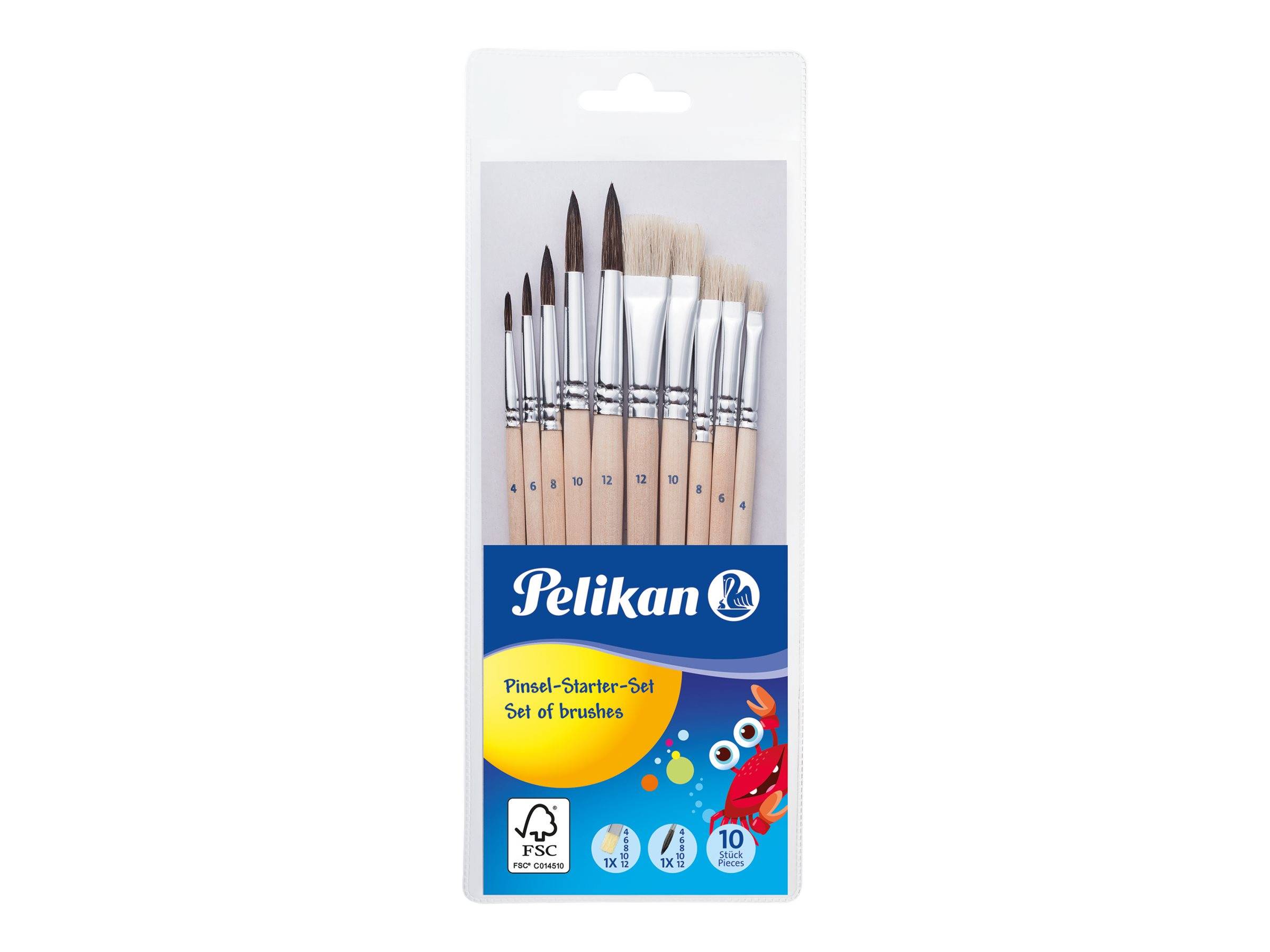 Pinsel-Set PI10/SB sortiert 10 St./Pack.-0