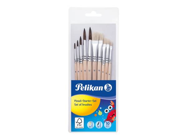 Pinsel-Set PI10/SB sortiert 10 St./Pack.