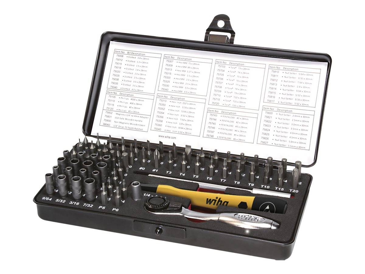 Wiha Micro-bit set ESD 7000Z - Schraubendreher-Bitsatz-0