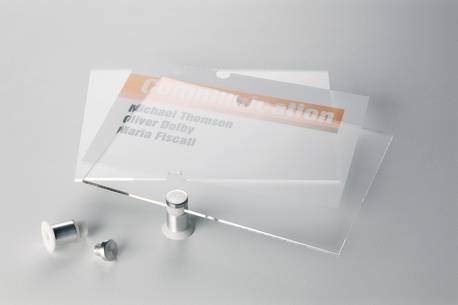 DURABLE CRYSTAL SIGN - Schildhalterung - Türbefestigung-5