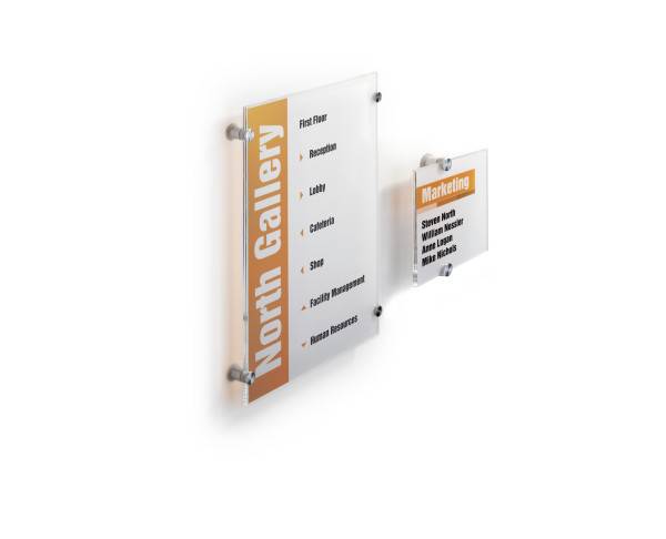 DURABLE CRYSTAL SIGN - Schildhalterung - Türbefestigung-3