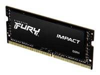 Kingston FURY Impact Laptop-Arbeitsspeicher Kit DDR4 64 GB 2 x 32 GB Non-ECC 3200 MHz 260pin SO-DIMM CL20 KF432S20IBK2/6-1
