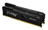 Kingston FURY Beast PC-Arbeitsspeicher Kit DDR4 16 GB 2 x 8 GB 3600 MHz 288pin DIMM CL17 KF436C17BBK2/16-3