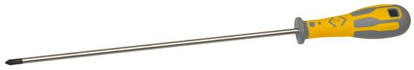 C.K Dextro T49112-1250 Werkstatt Kreuzschlitz-Schraubendreher PH 1 Klingenlänge: 250 mm DIN ISO 8764