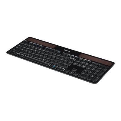 Logitech Wireless Solar Keyboard K750 Funk Tastatur Schweiz, QWERTZ, Windows®   