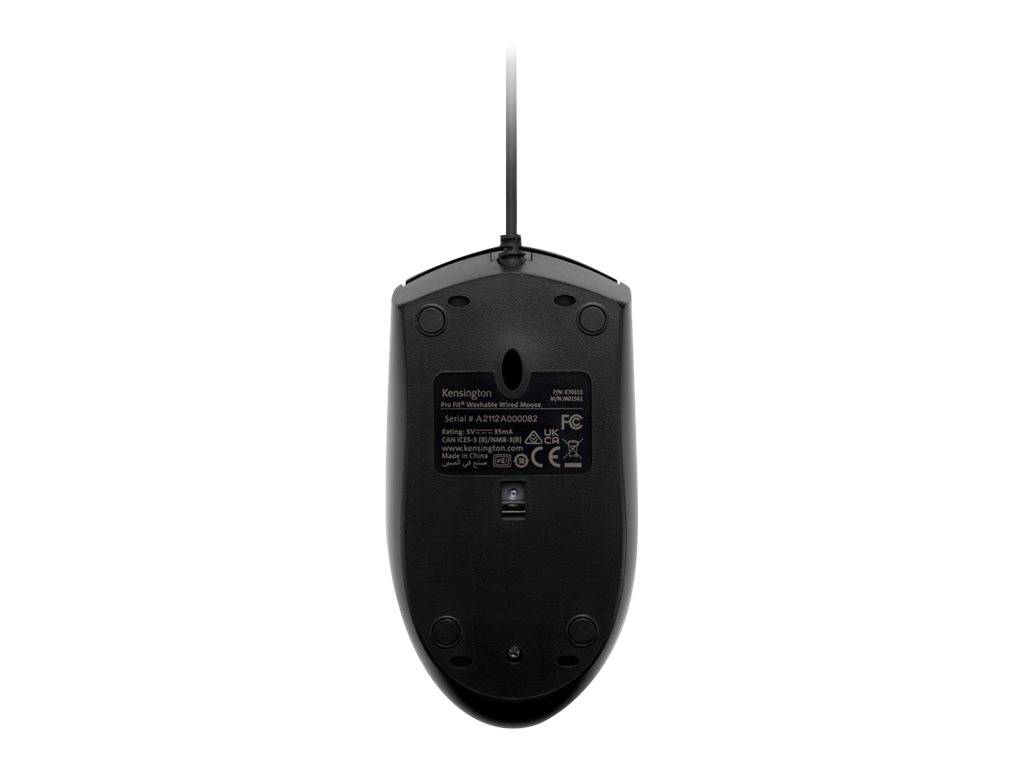 Kensington Pro Fit Washable Wired Mouse - Maus-6