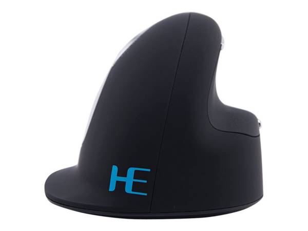R-Go Ergonomische Maus HE Break - Maus - ergonomisch - Für Linkshänder - 5 Tasten - kabellos - 2.4 GHz - kabelloser Empf