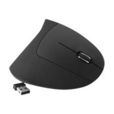 MediaRange - Vertikale Maus - ergonomisch - Für Rechtshänder - optisch - 6 Tasten - kabellos - 2.4 GHz - kabelloser Empf-0