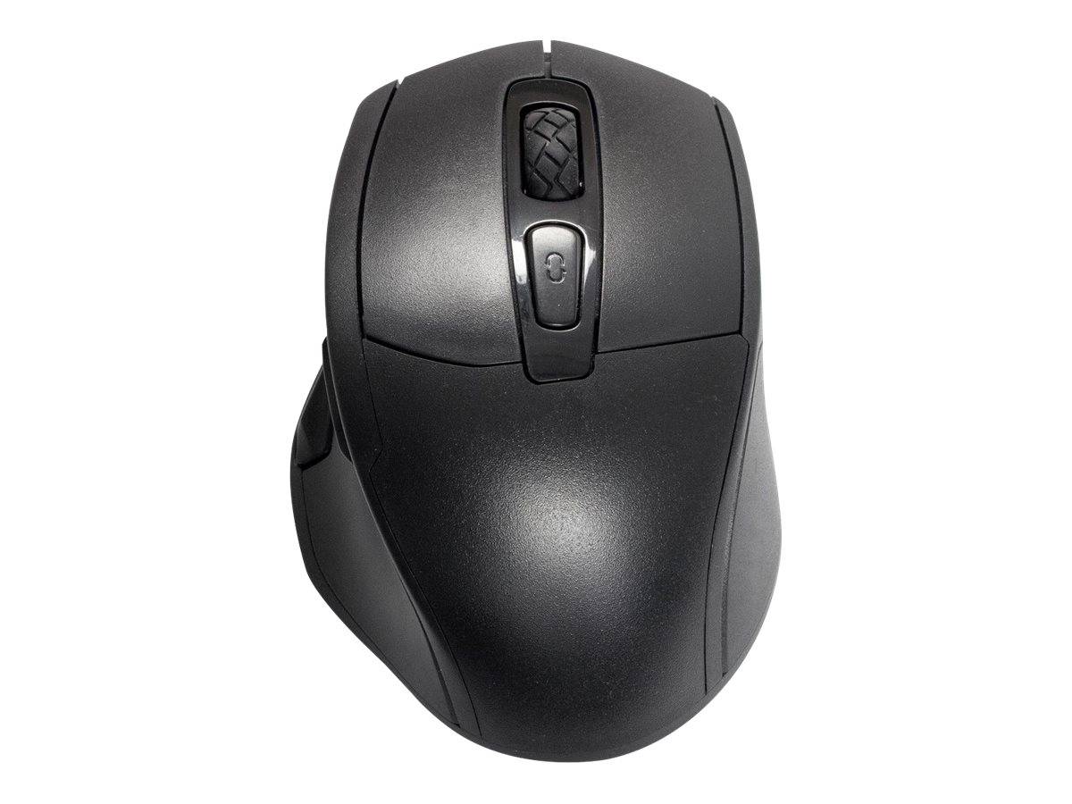 INTER-TECH - Eterno M-230 - Maus - ergonomisch - optisch - 6 Tasten - kabellos - 2.4 GHz - kabelloser Empfänger (USB)