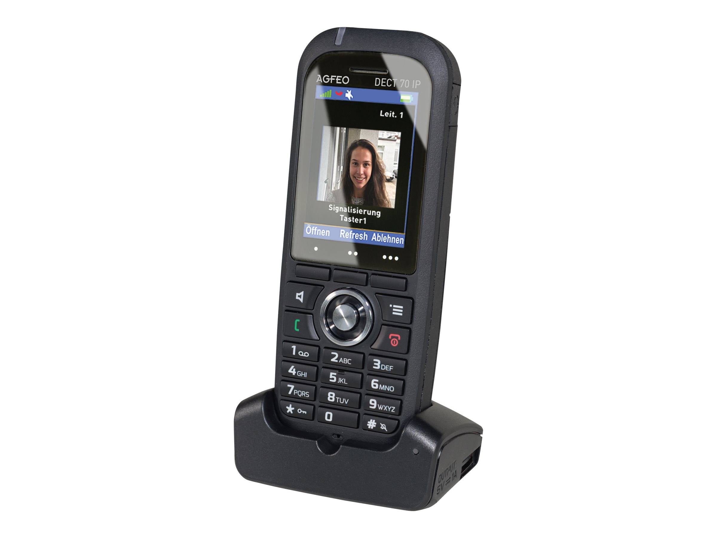 AGFEO DECT 70 IP - Schnurloses Erweiterungshandgerät