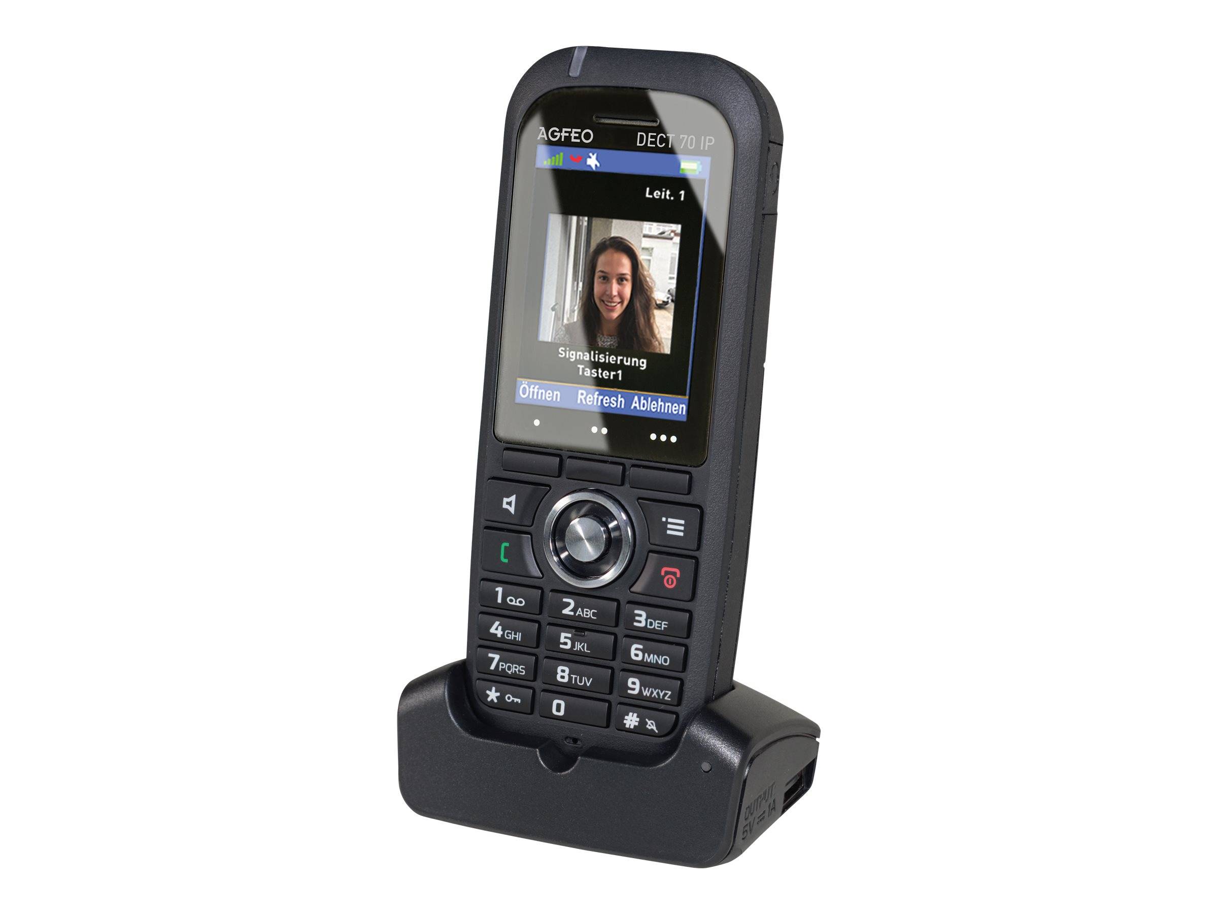 AGFEO DECT 70 IP - Schnurloses Erweiterungshandgerät-0