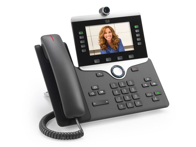Cisco IP Phone 8865 - IP-Videotelefon - mit Digitalkamera, Bluetooth-Schnittstelle - IEEE 802.11a/b/g/n/ac (Wi-Fi)-8