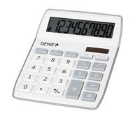 Genie 840 S, Desktop, Display-Rechner, 10 Ziffern, Display klappbar, Batterie/Solar, Grau, Weiß-2