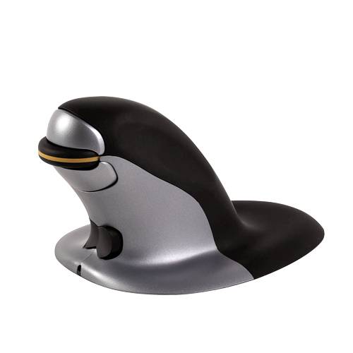 Fellowes Penguin Medium - Vertikale Maus - ergonomisch - rechts- und linkshändig - Laser - kabellos - 2.4 GHz - kabellos-8