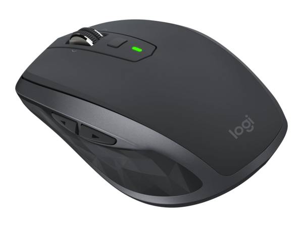 Logitech MX Anywhere 2S - Maus - Laser - 7 Tasten - kabellos - 2.4 GHz, Bluetooth - kabelloser Empfänger (USB)