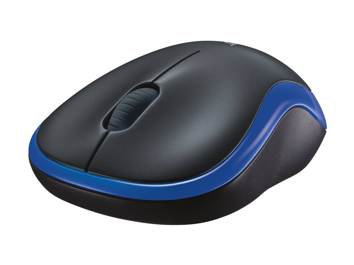 Logitech M185 Maus Funk Optisch Blau 3 Tasten 1000 dpi-3