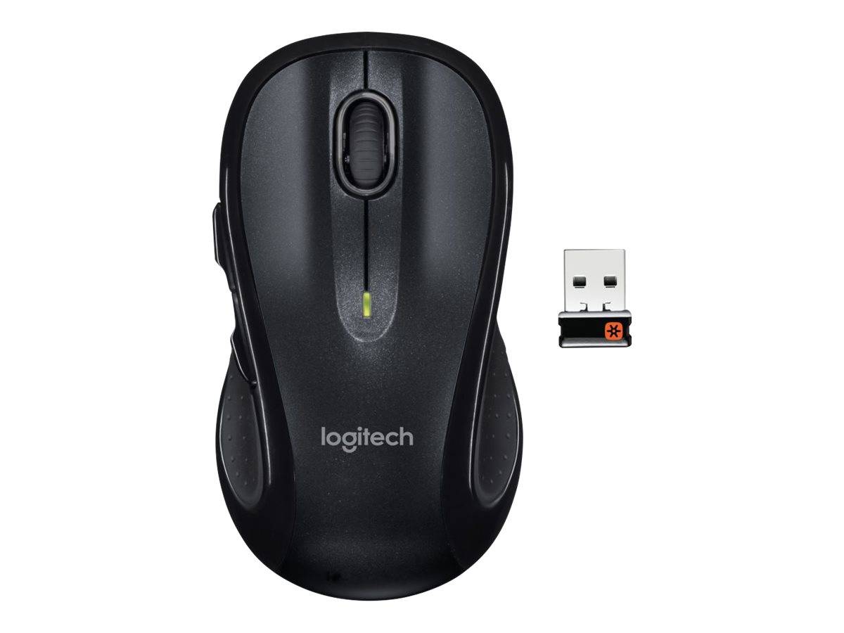 Logitech M510 - Maus - Für Rechtshänder - Laser - 7 Tasten - kabellos - 2.4 GHz - kabelloser Empfänger (USB)-0