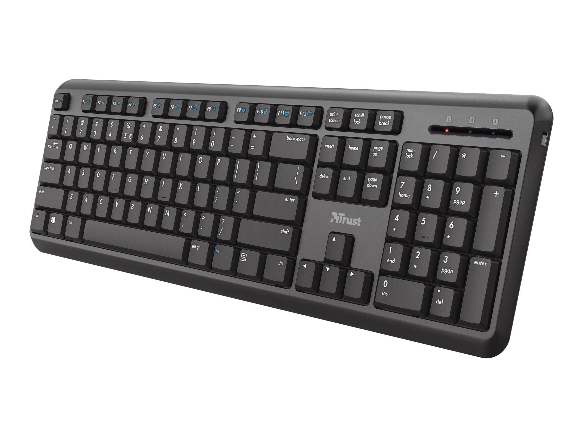 Trust TK-350 - Tastatur - kabellos - 2.4 GHz-0