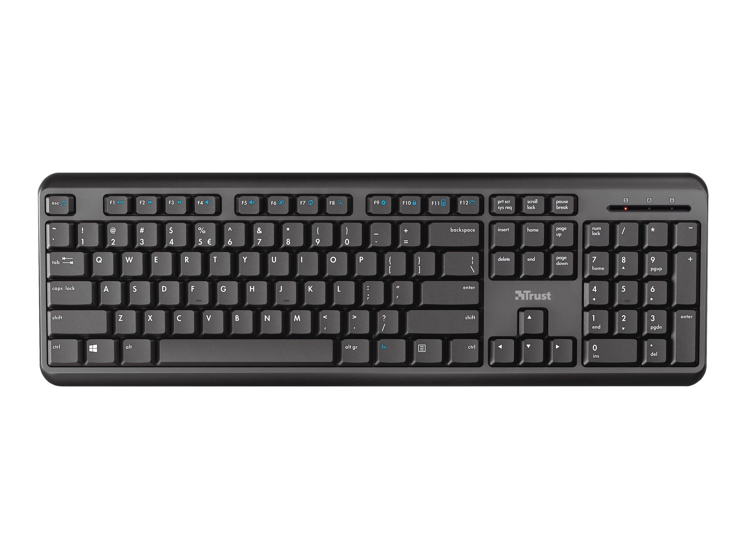 Trust TK-350 - Tastatur - kabellos - 2.4 GHz-1