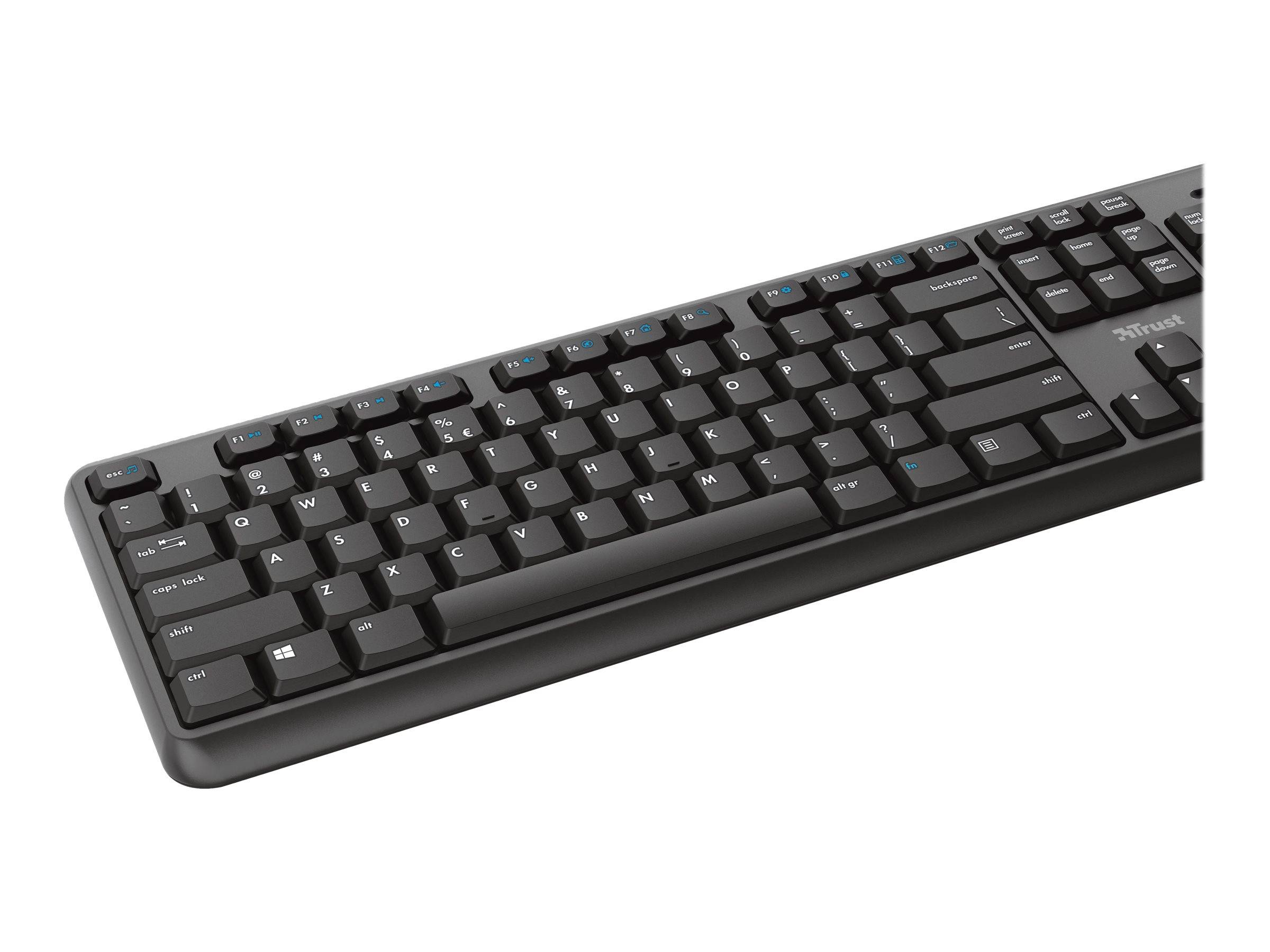 Trust TK-350 - Tastatur - kabellos - 2.4 GHz-4