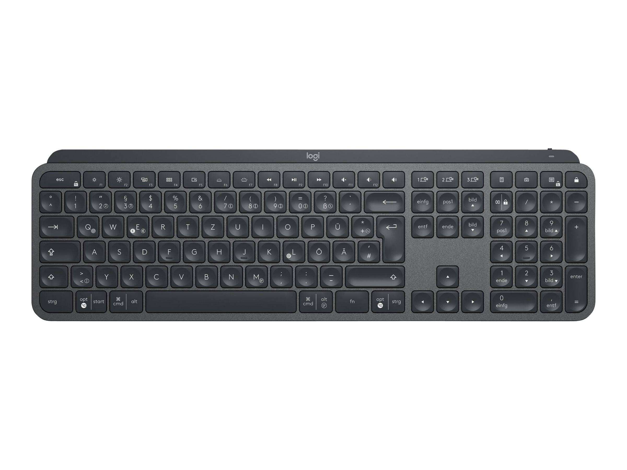 Logitech MX Keys Advanced Wireless Illuminated Keyboard-0