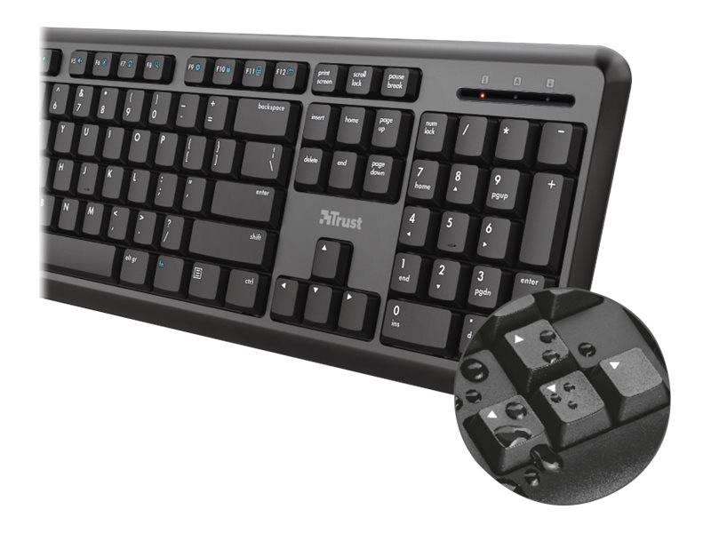 Trust TKM-350 - Tastatur-und-Maus-Set - kabellos-7